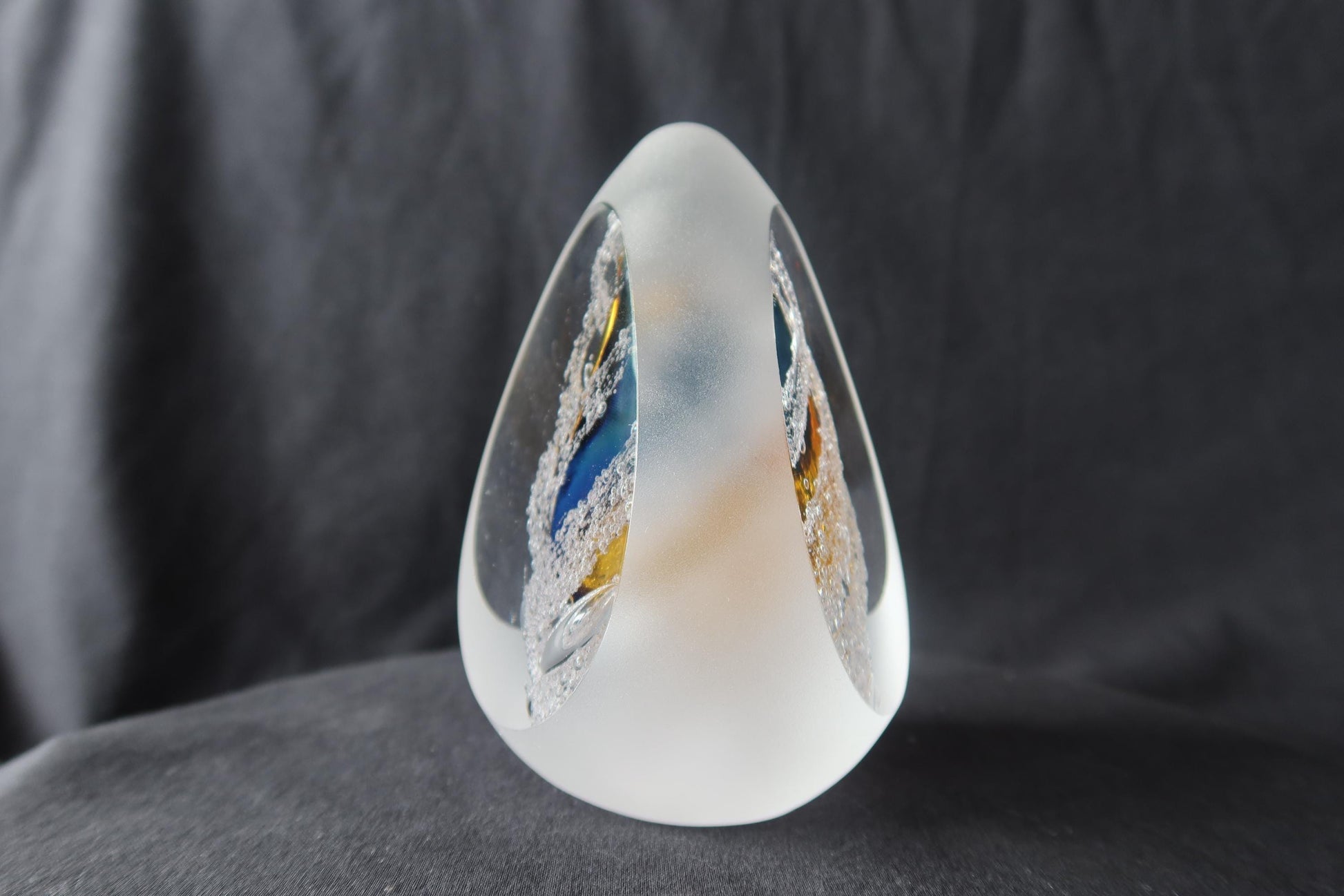 Handmade Blown Art Glass Shaped Sculpture