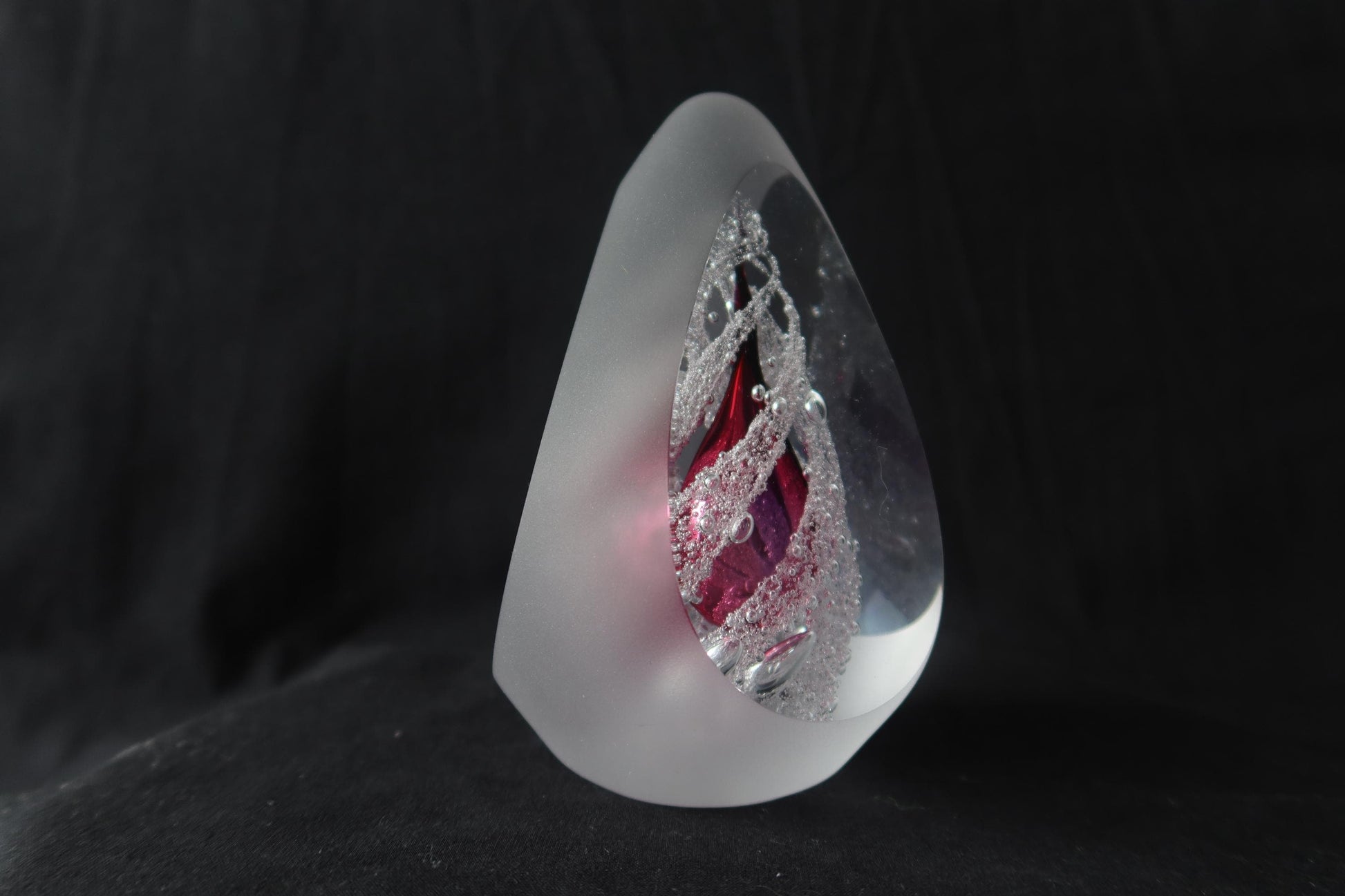 Handmade Blown Art Glass Shaped Sculpture