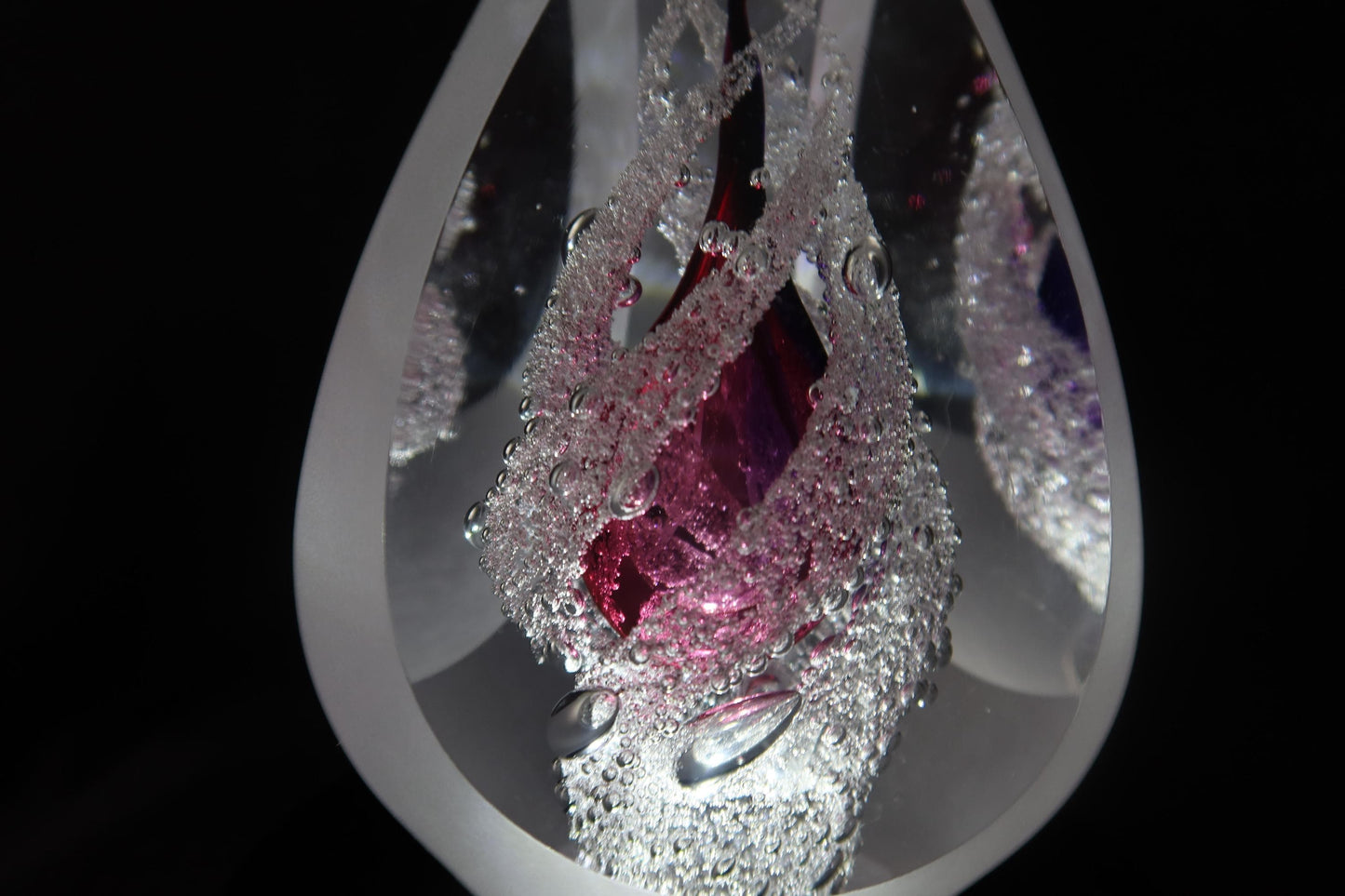 Handmade Blown Art Glass Shaped Sculpture