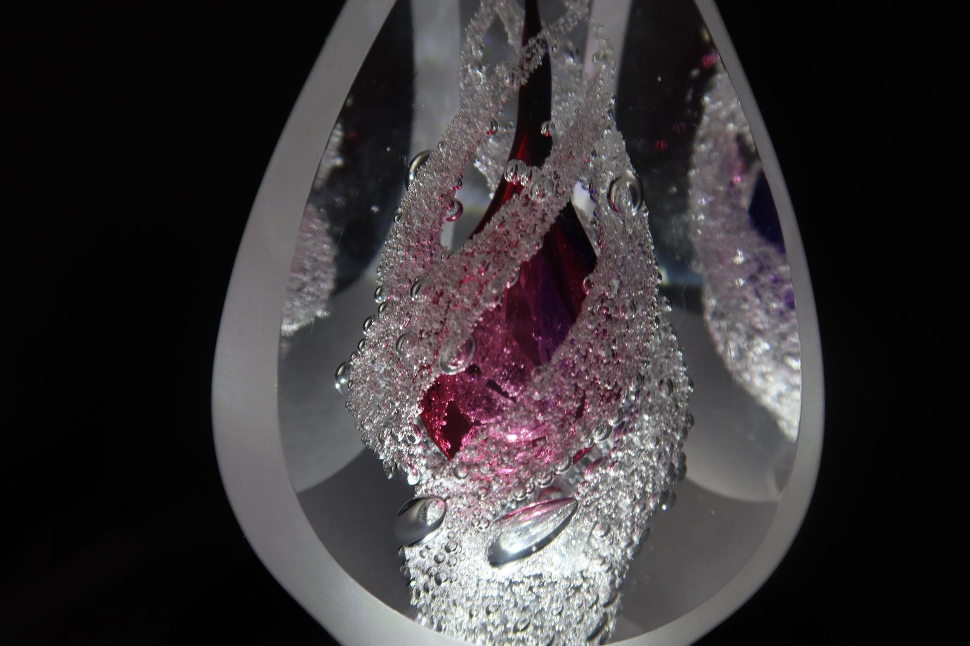 Handmade Blown Art Glass Shaped Sculpture