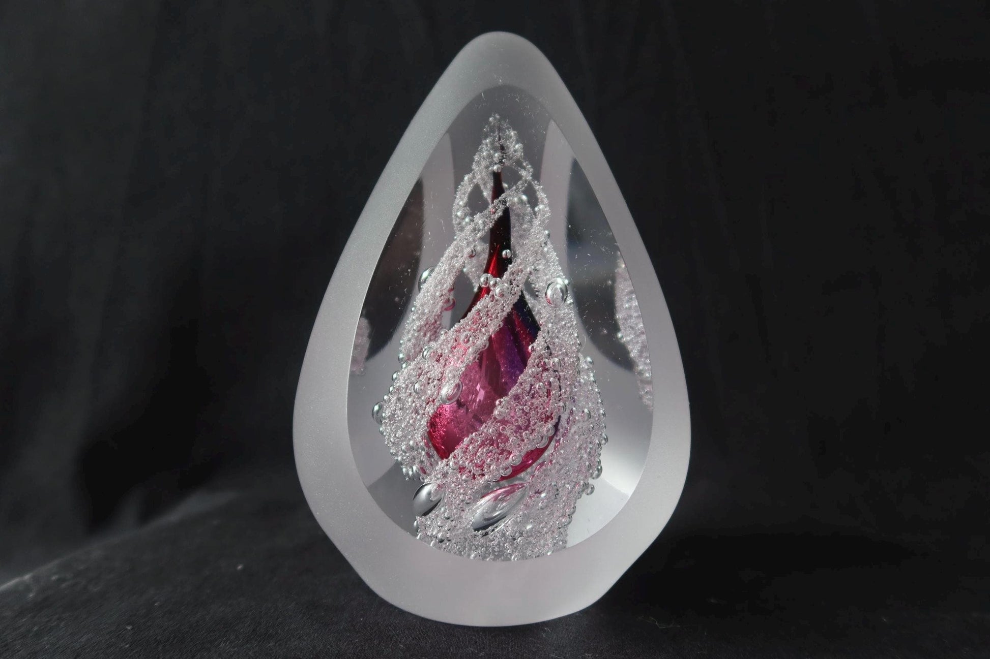 Handmade Blown Art Glass Shaped Sculpture