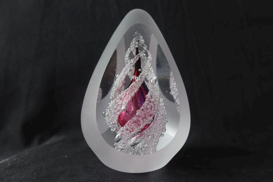 Handmade Blown Art Glass Shaped Sculpture