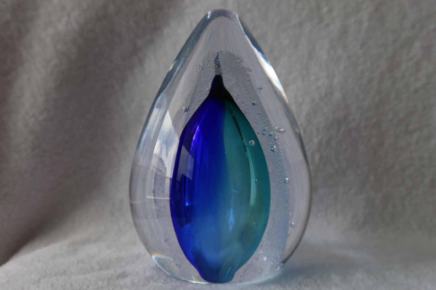 Handmade Blown Art Glass Shaped Sculpture