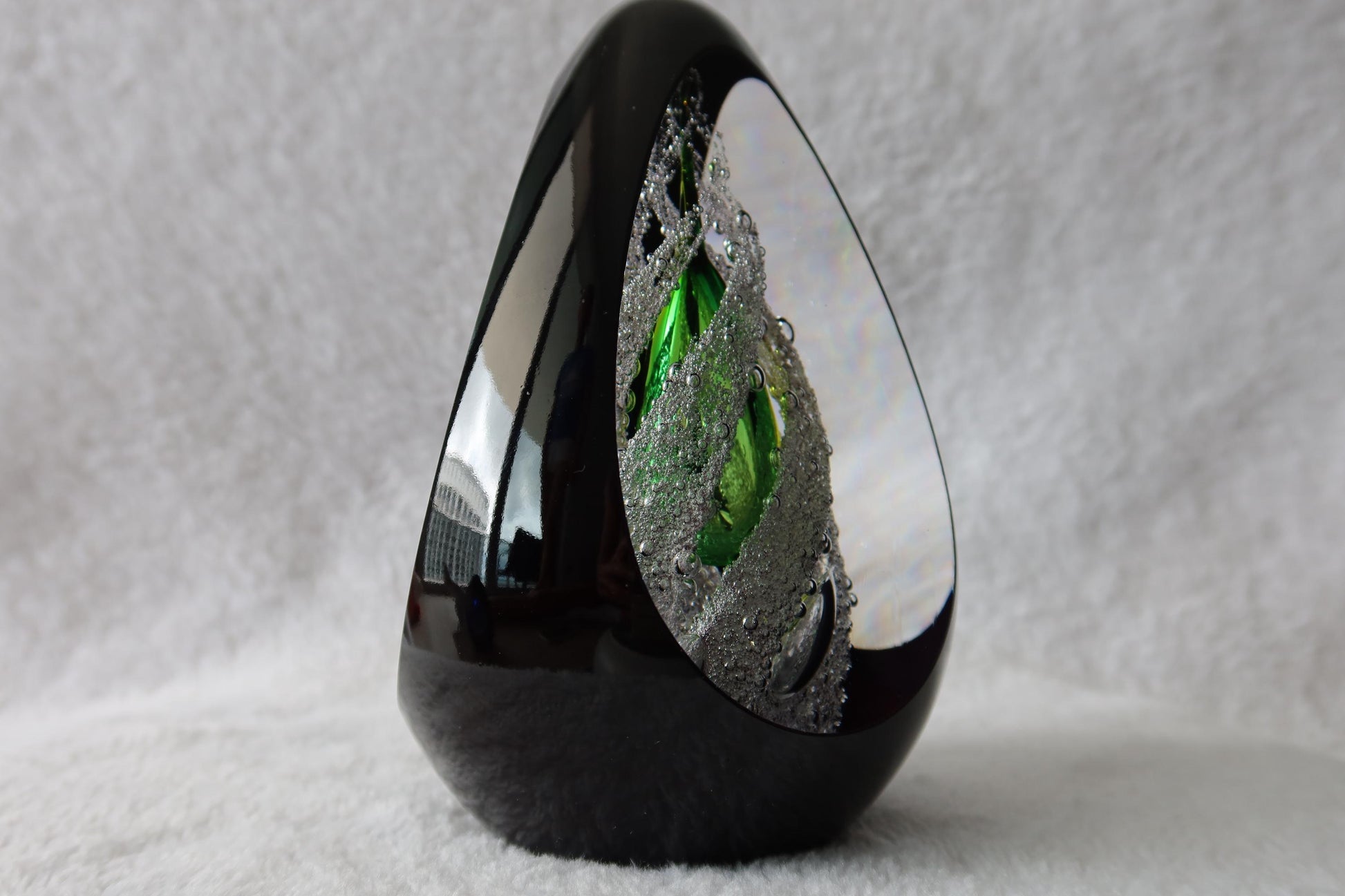 Handmade Blown Art Glass Shaped Sculpture