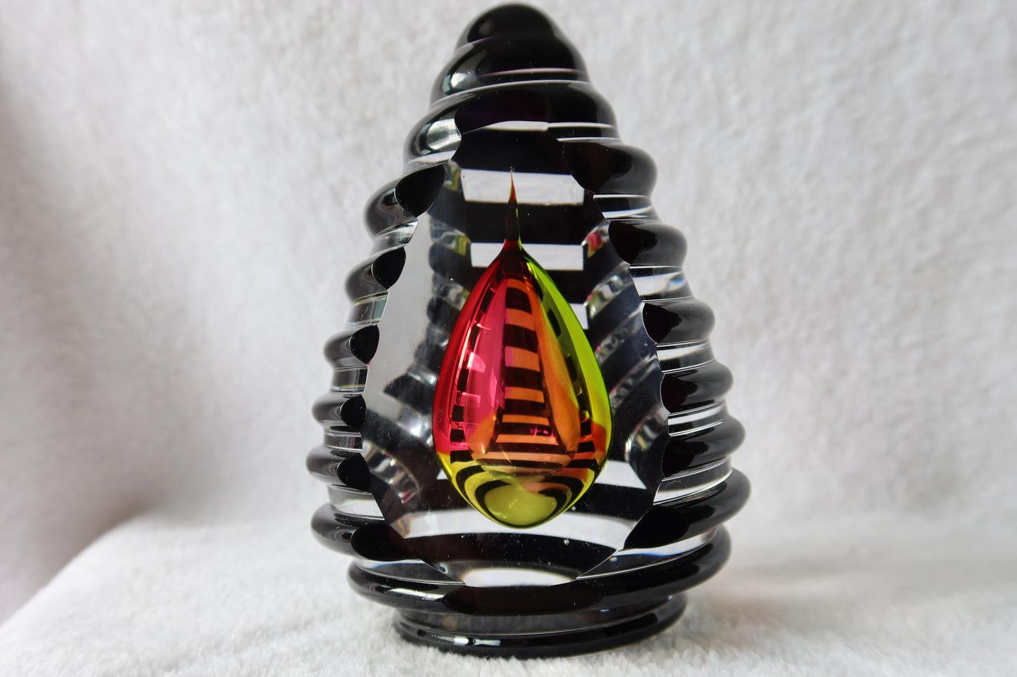 Handmade Blown Art Glass Shaped Sculpture