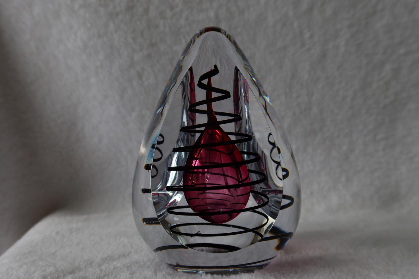 Handmade Blown Art Glass Shaped Sculpture
