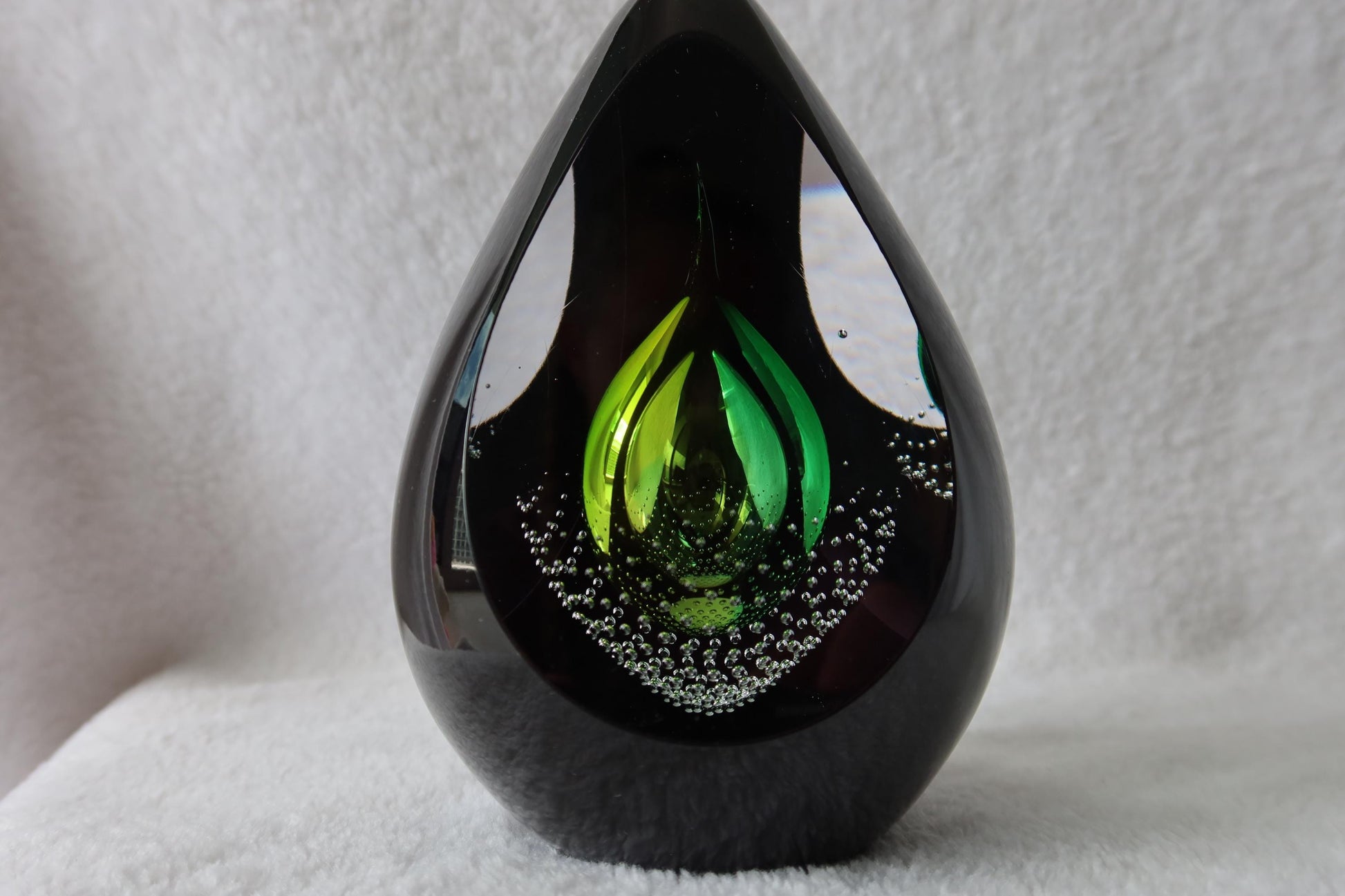 Handmade Blown Art Glass Shaped Sculpture