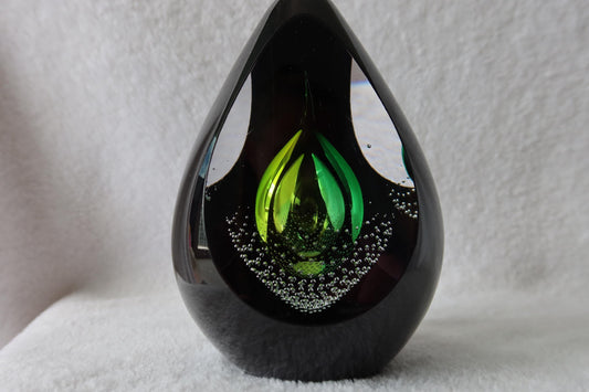 Handmade Blown Art Glass Shaped Sculpture
