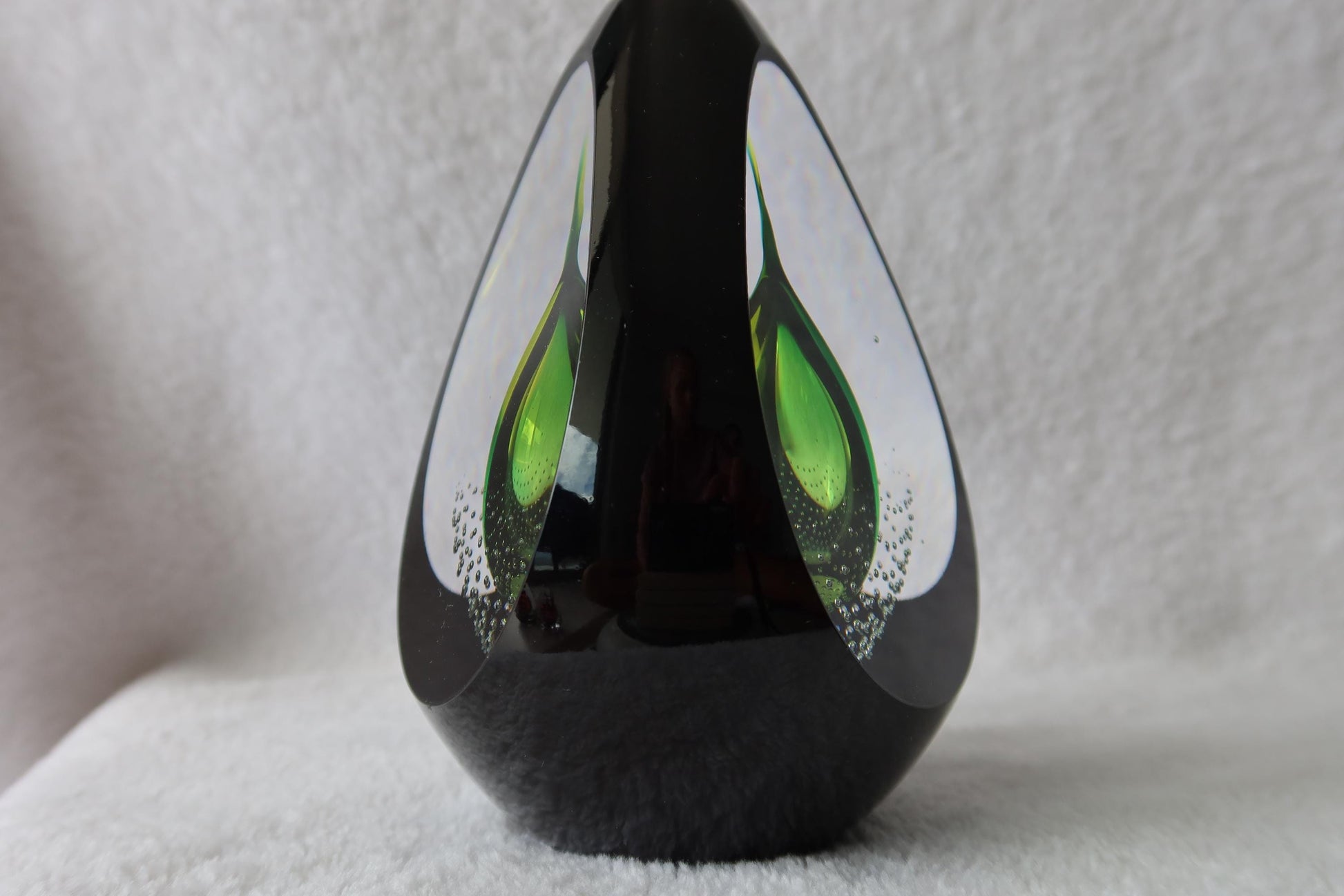 Handmade Blown Art Glass Shaped Sculpture