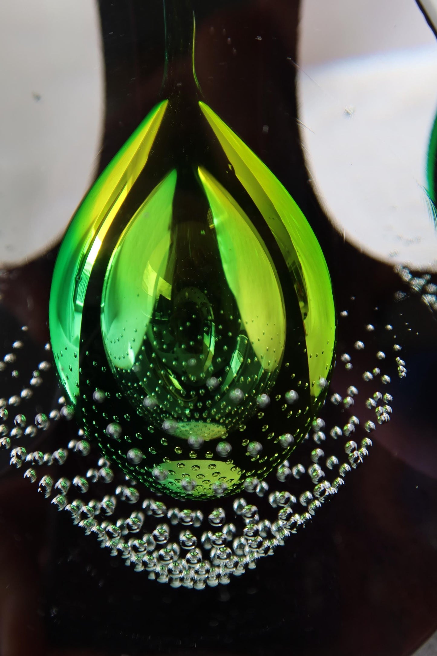 Handmade Blown Art Glass Shaped Sculpture