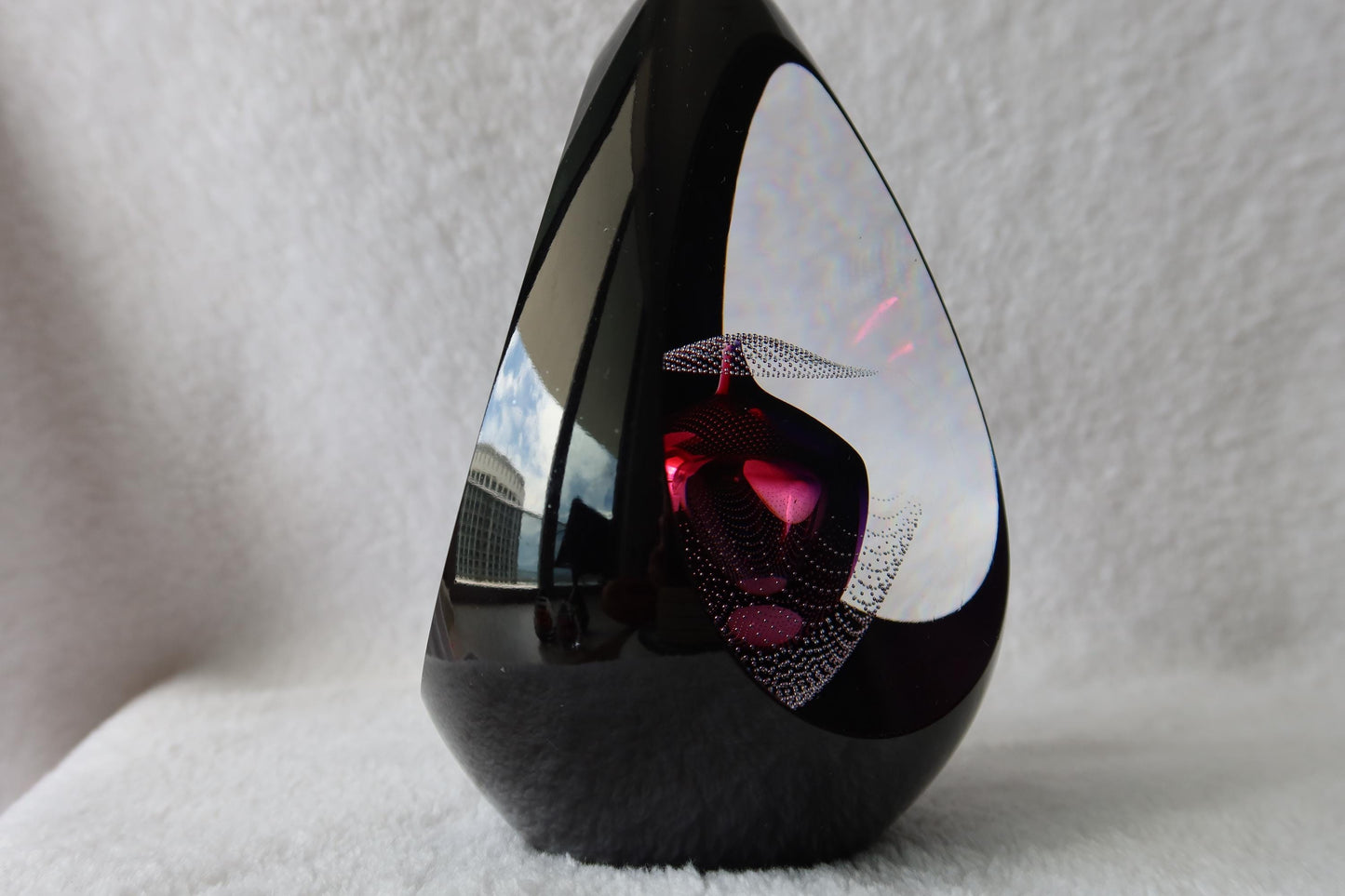 Handmade Blown Art Glass Shaped Sculpture