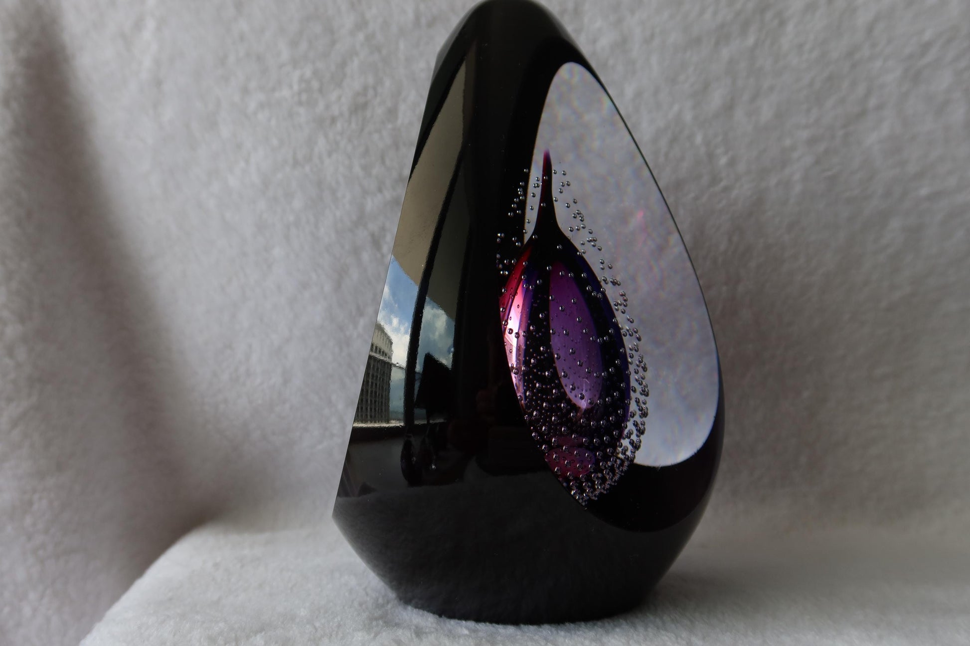 Handmade Blown Art Glass Shaped Sculpture