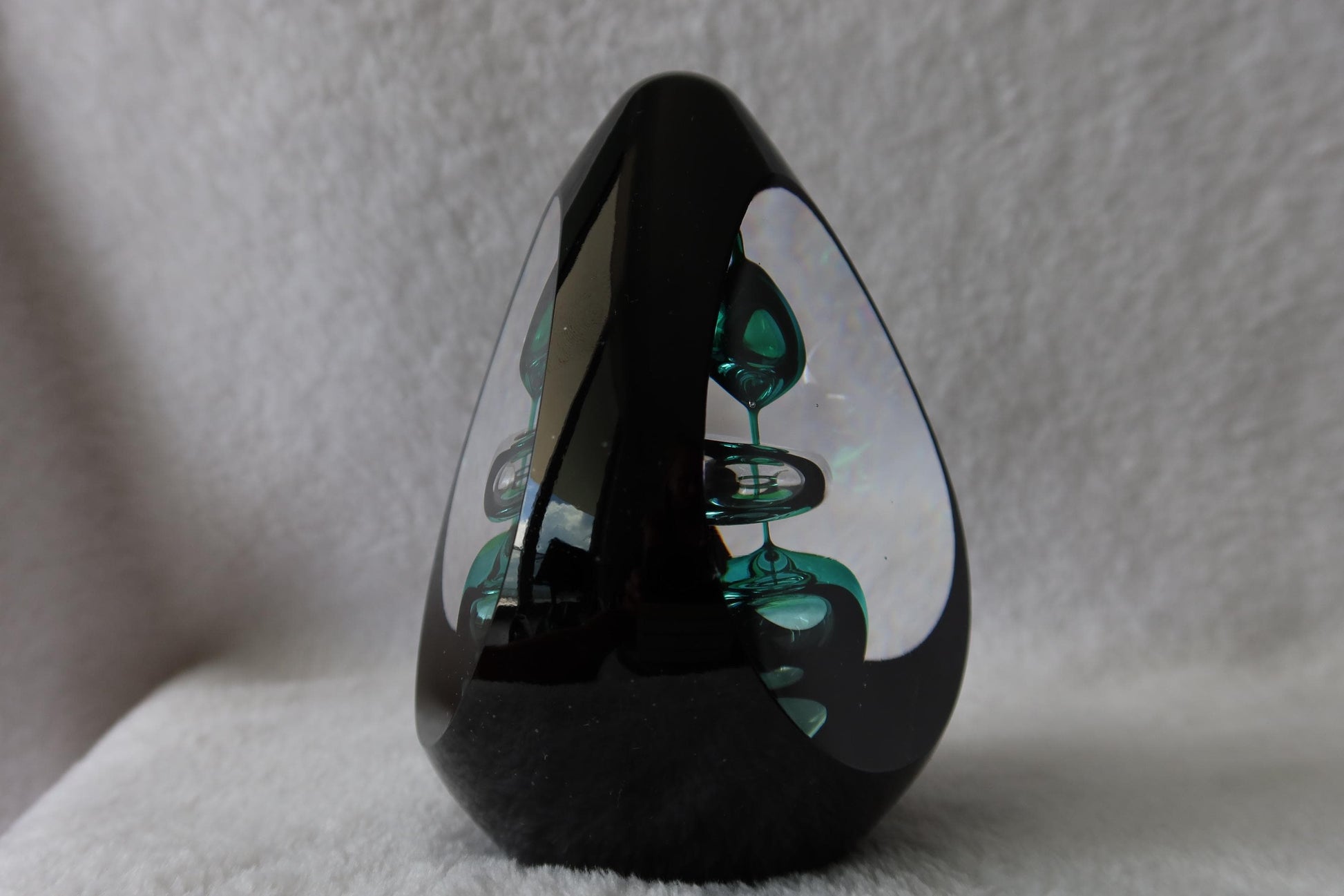 Handmade Blown Art Glass Shaped Sculpture