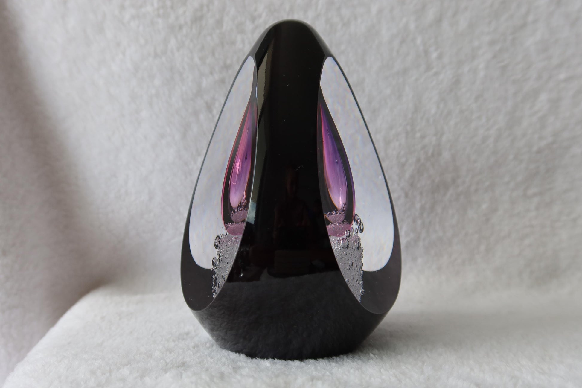 Handmade Blown Art Glass Shaped Sculpture