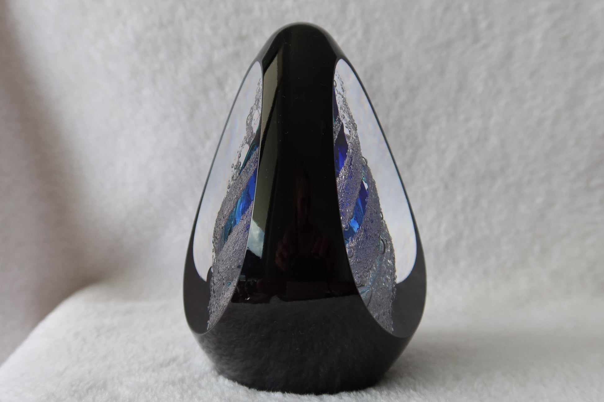Handmade Blown Art Glass Shaped Sculpture