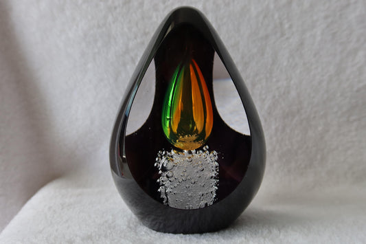 Handmade Blown Art Glass Shaped Sculpture