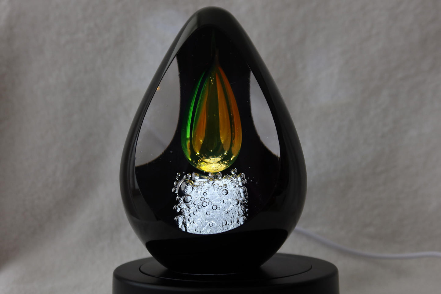 Handmade Blown Art Glass Shaped Sculpture