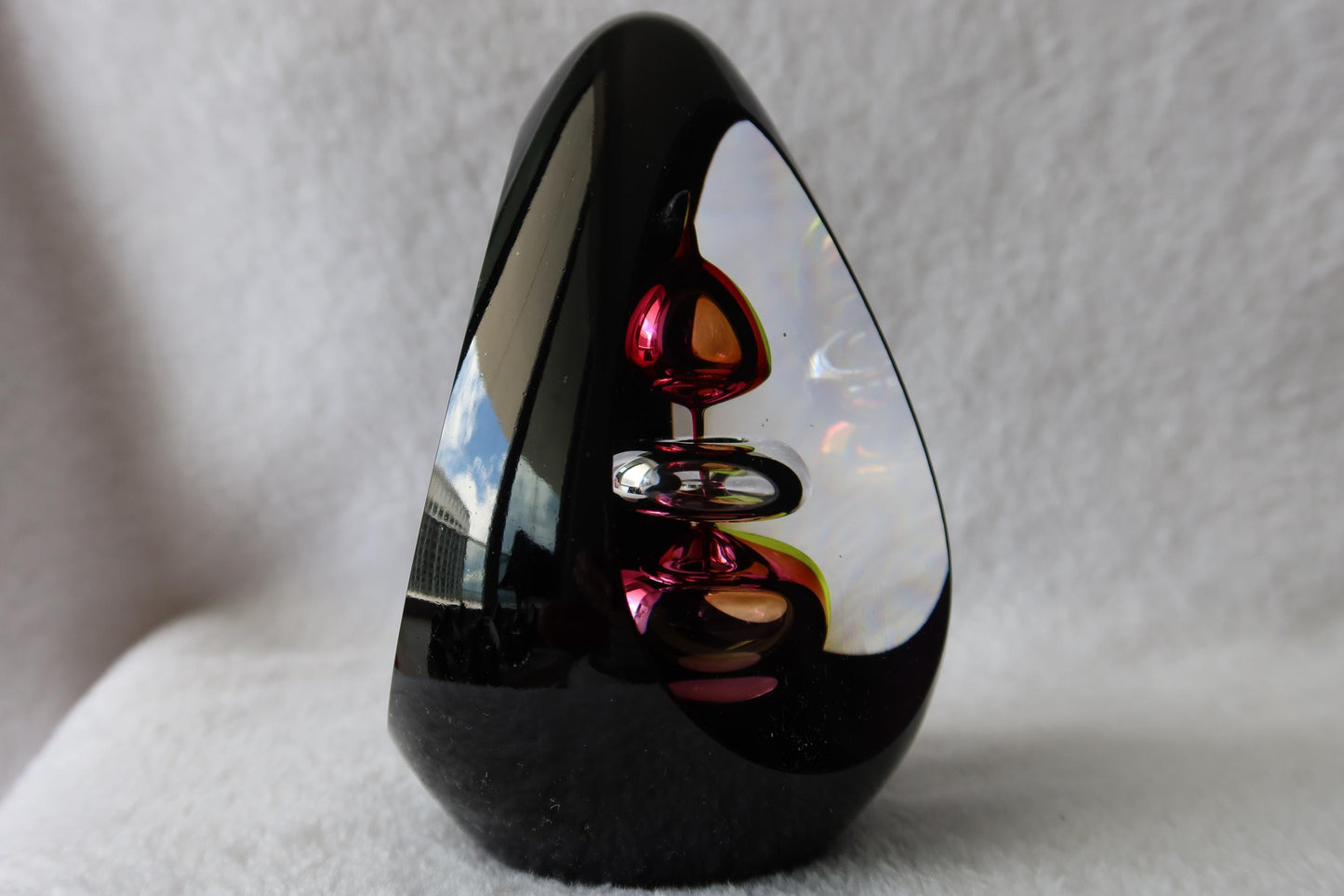 Handmade Blown Art Glass Shaped Sculpture