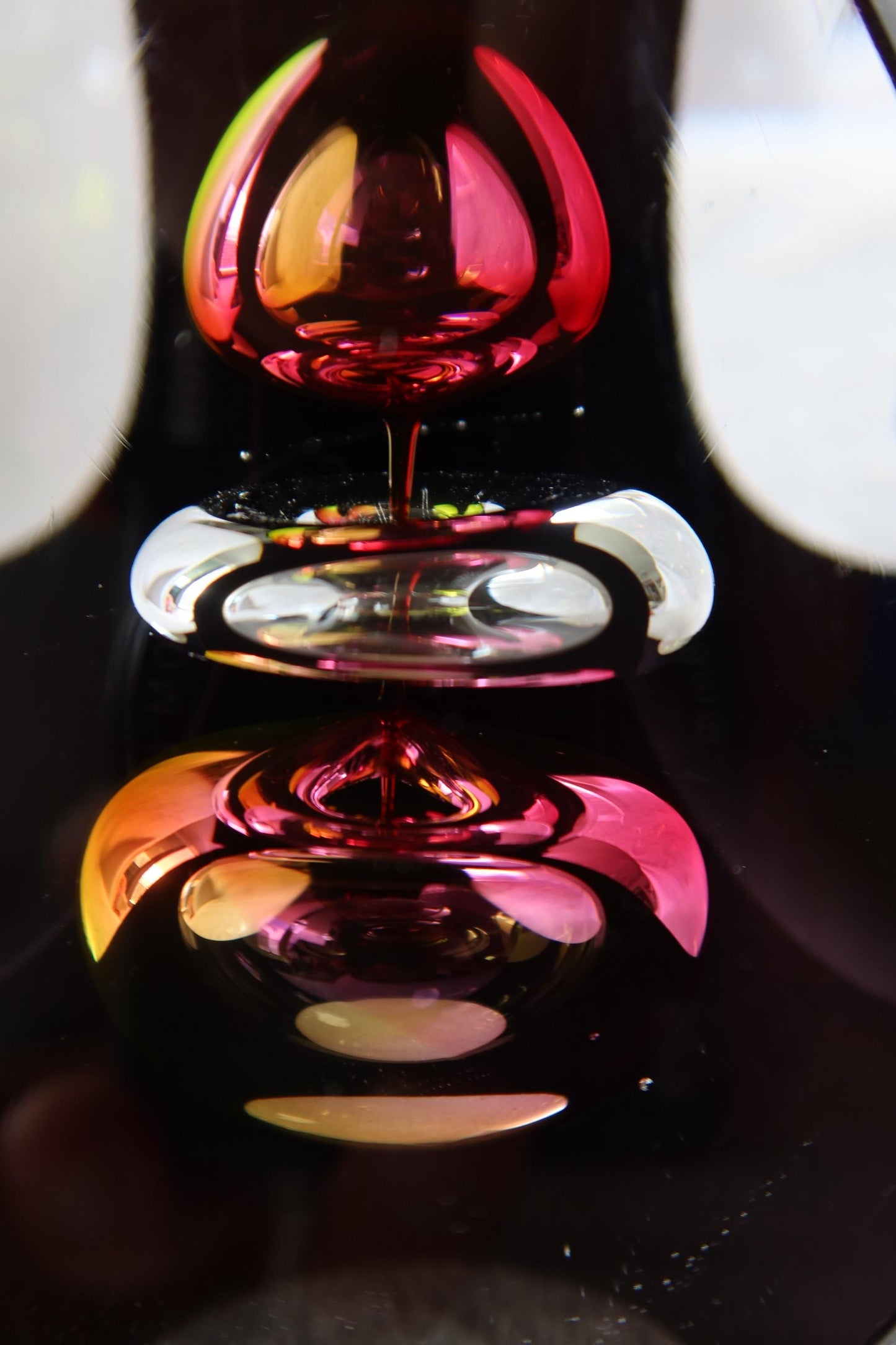 Handmade Blown Art Glass Shaped Sculpture