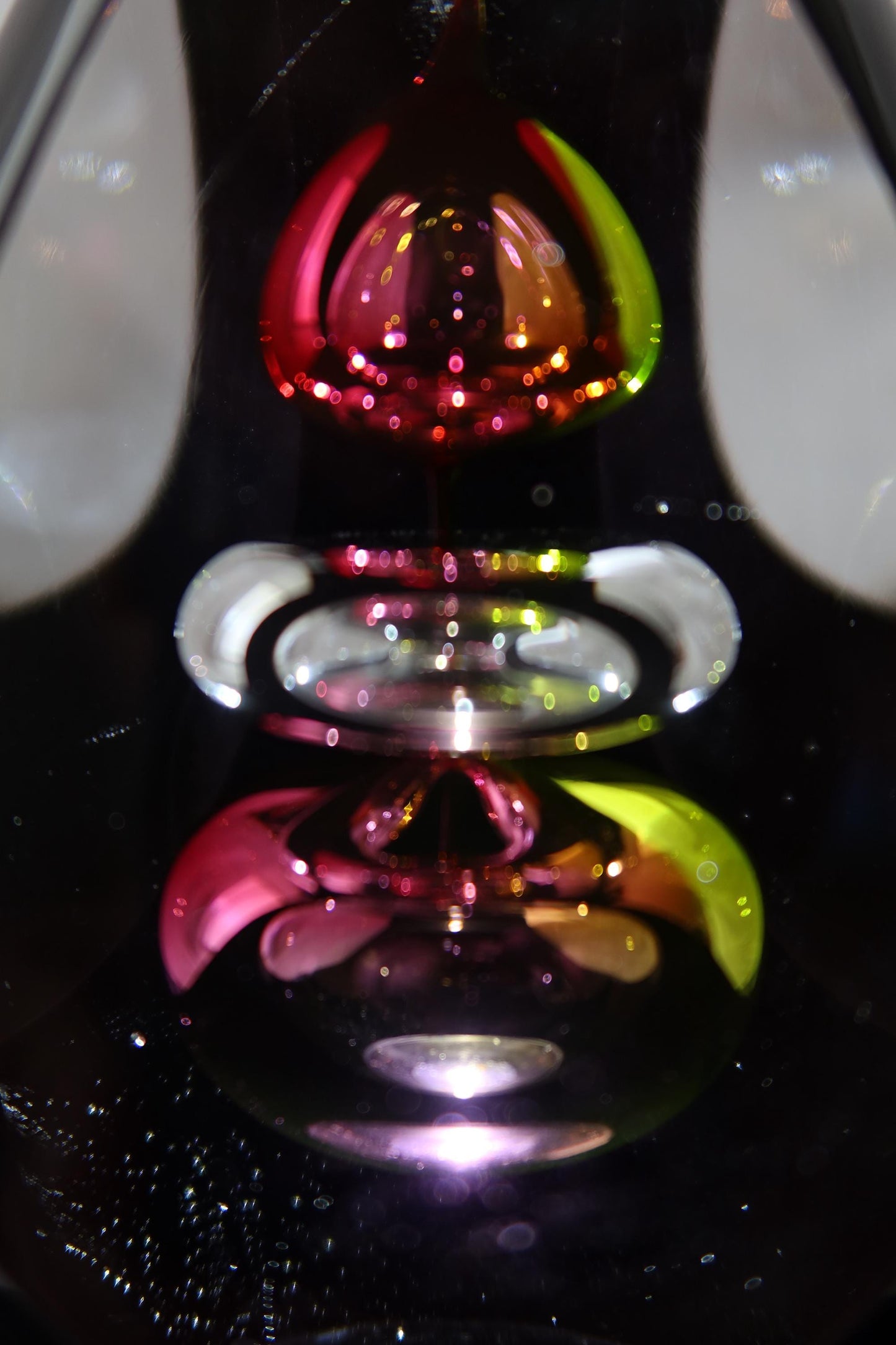 Handmade Blown Art Glass Shaped Sculpture