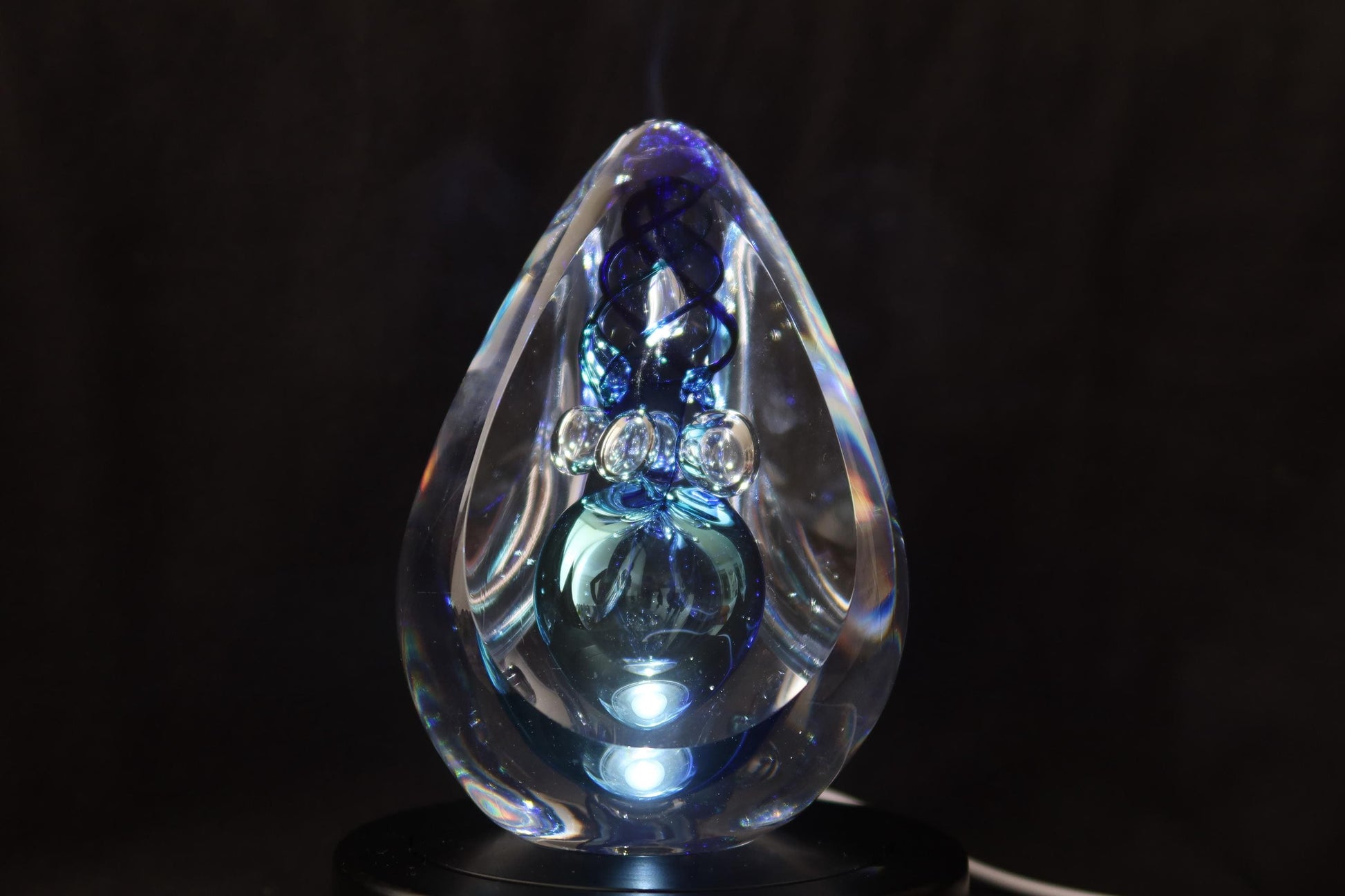 Handmade Blown Art Glass Shaped Sculpture