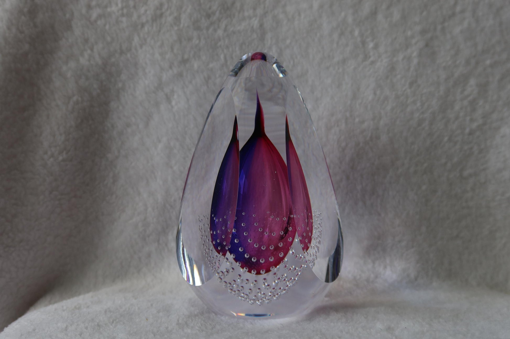 Handmade Blown Art Glass Shaped Sculpture