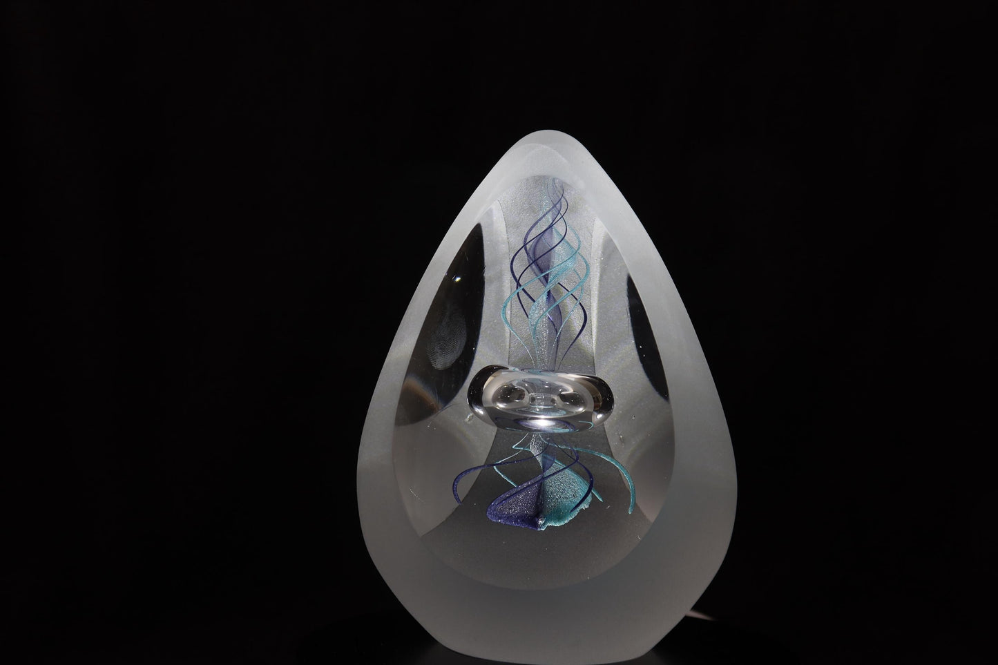 Handmade Blown Art Glass Shaped Sculpture