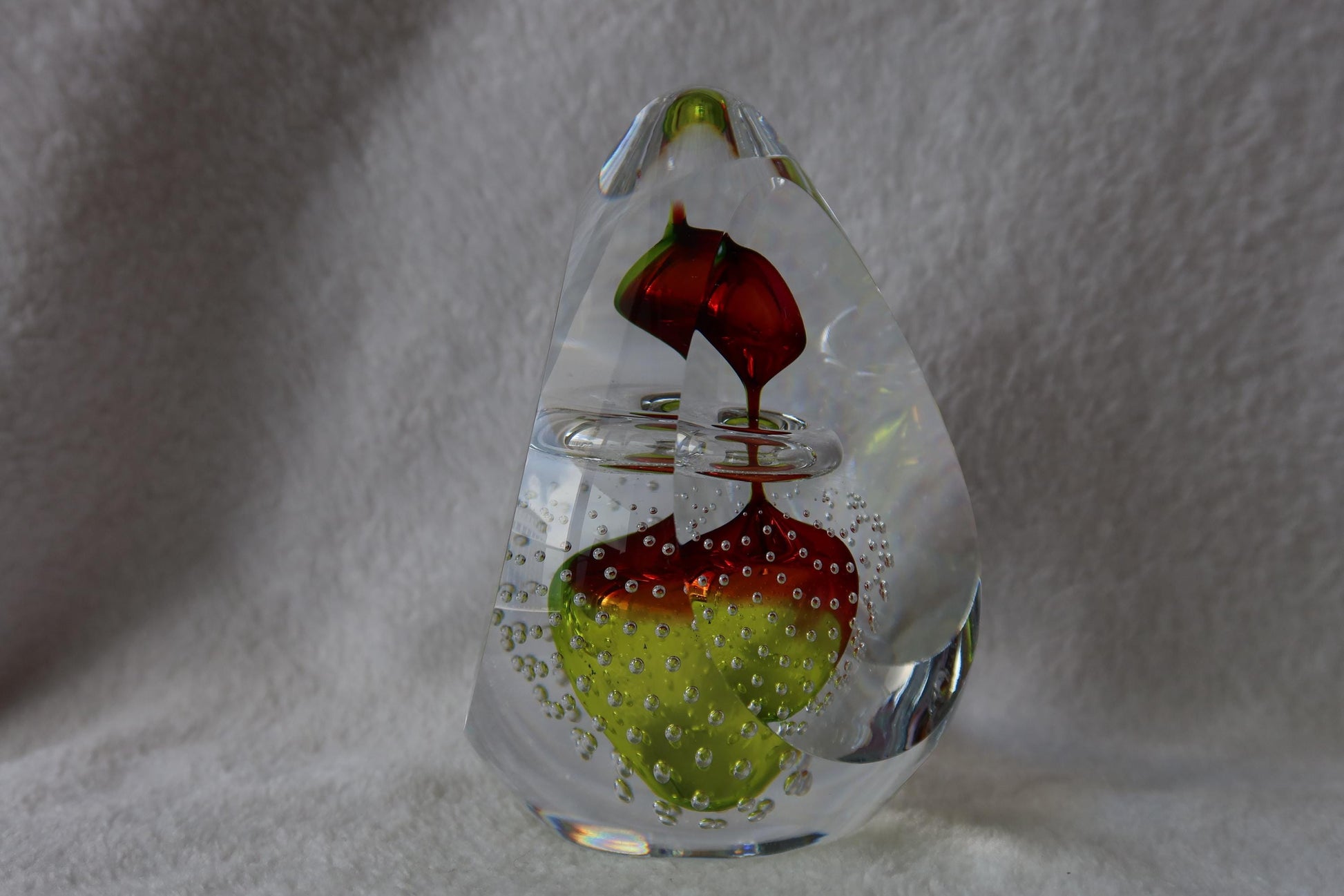 Handmade Blown Art Glass Shaped Sculpture