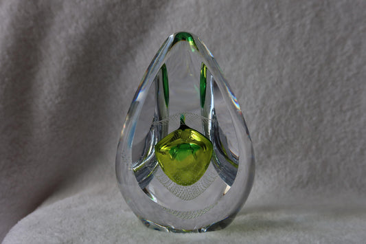 Handmade Blown Art Glass Shaped Sculpture