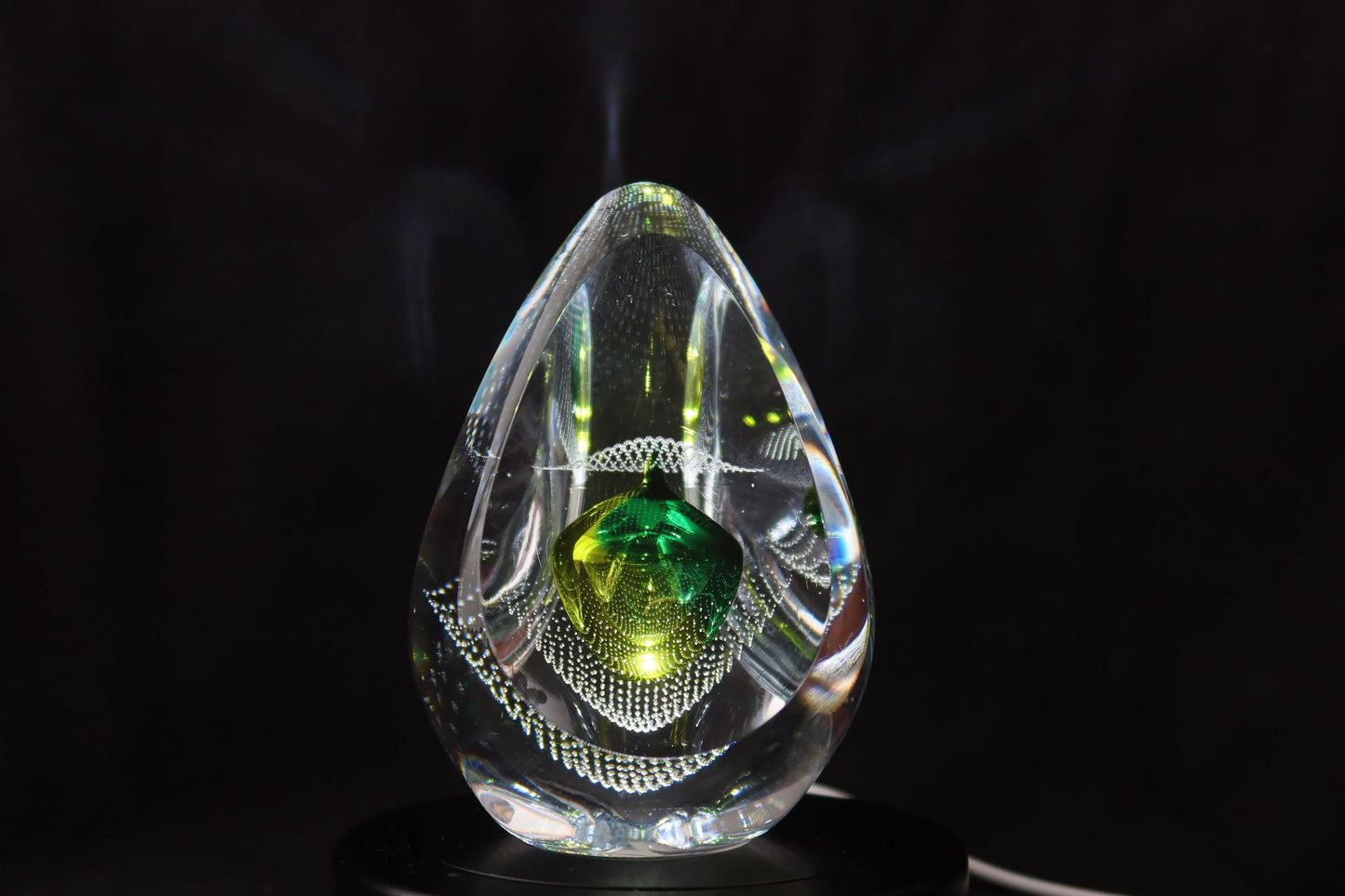 Handmade Blown Art Glass Shaped Sculpture