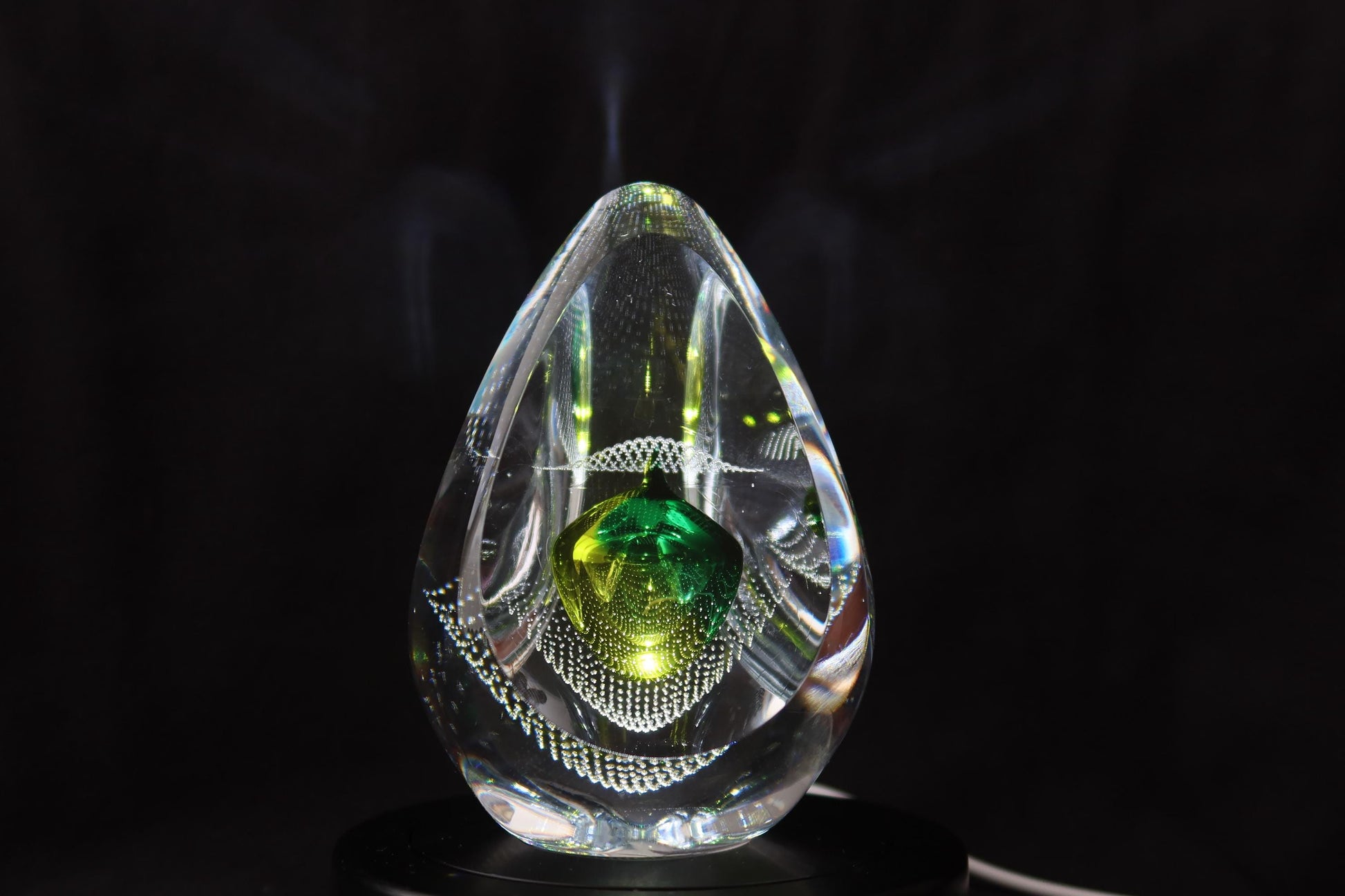 Handmade Blown Art Glass Shaped Sculpture