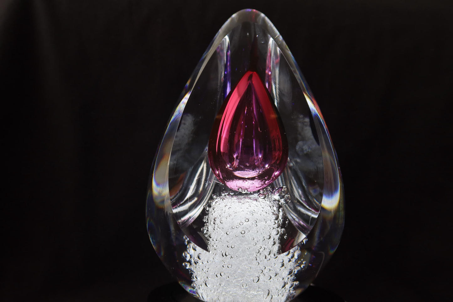 Handmade Blown Art Glass Shaped Sculpture