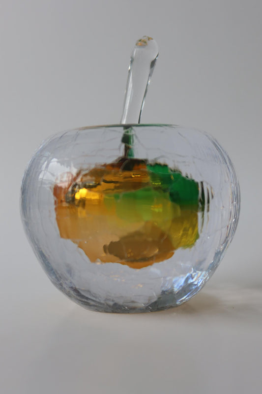 Handmade Blown Art Glass Shaped Sculpture