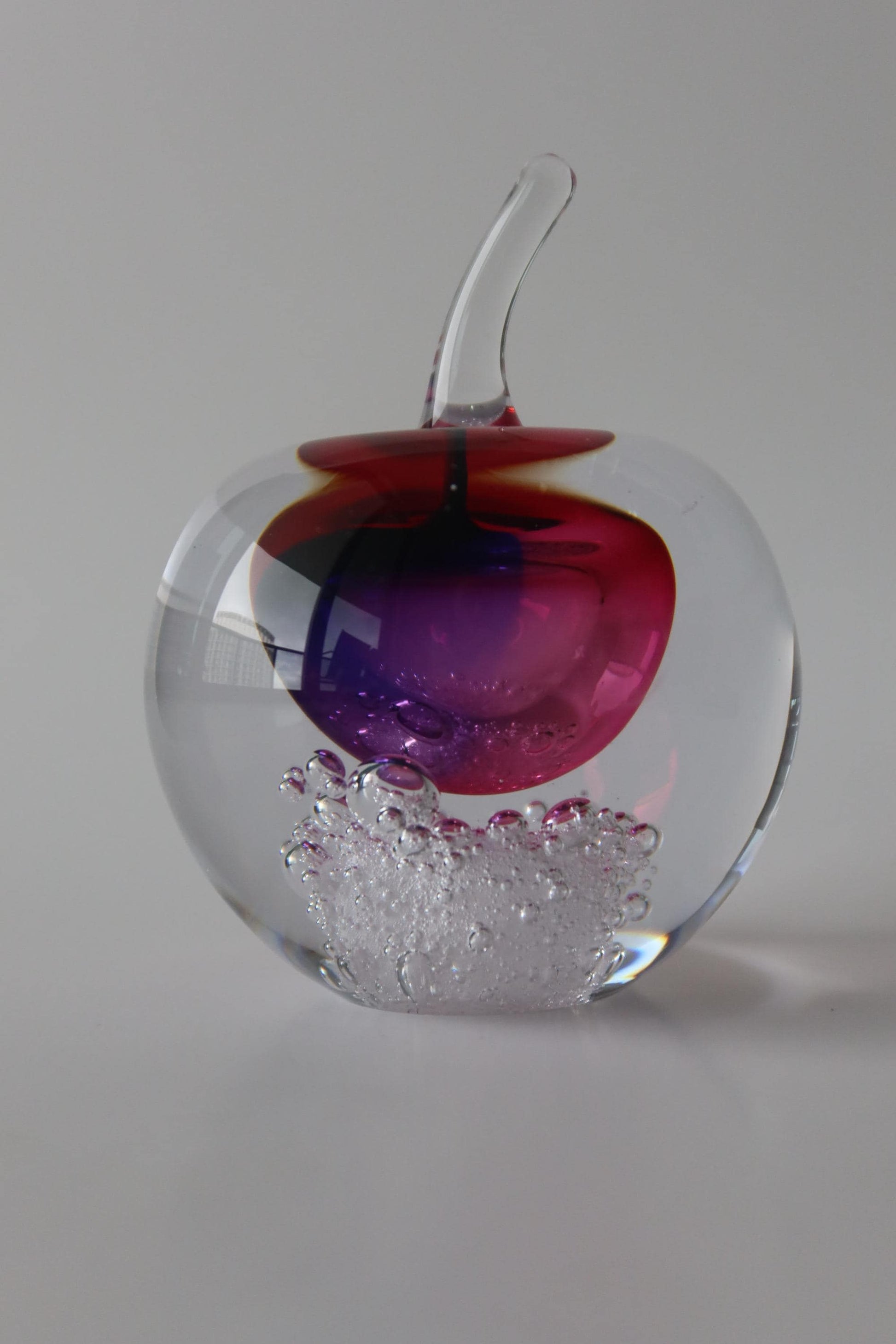 Handmade Blown Art Glass Shaped Sculpture