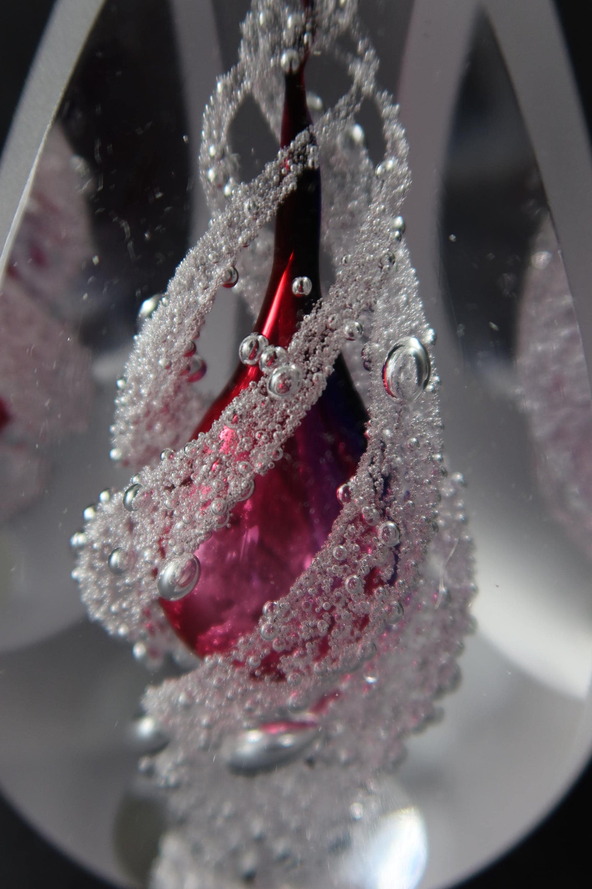 Handmade Blown Art Glass Shaped Sculpture