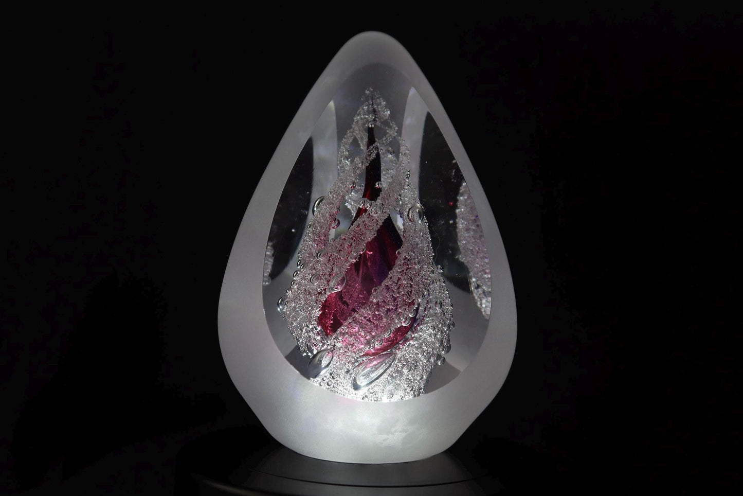 Handmade Blown Art Glass Shaped Sculpture