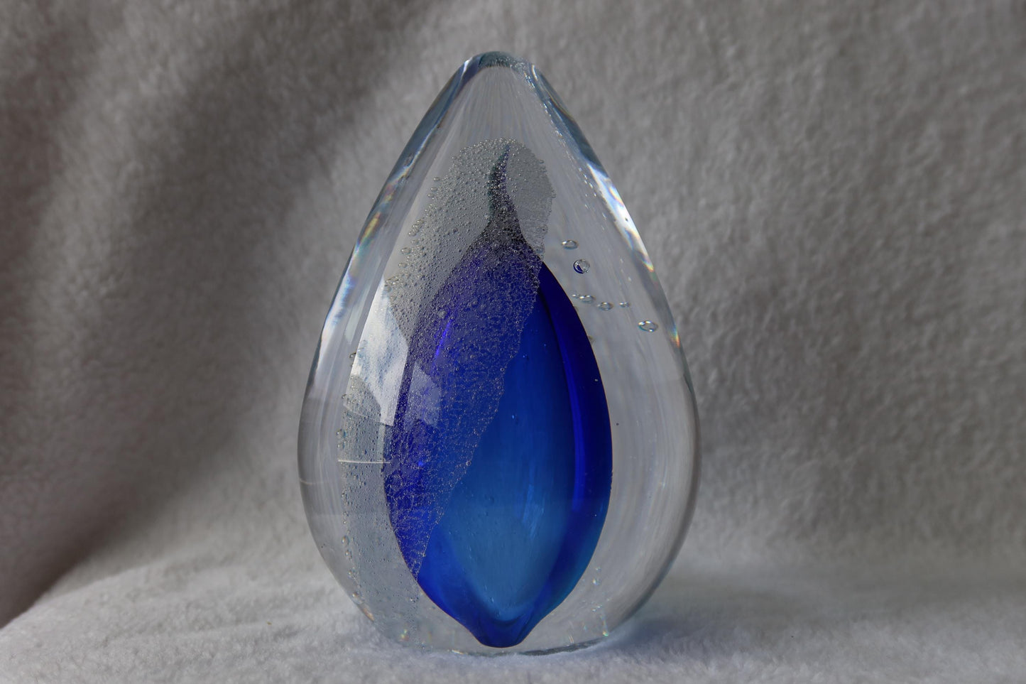 Handmade Blown Art Glass Shaped Sculpture