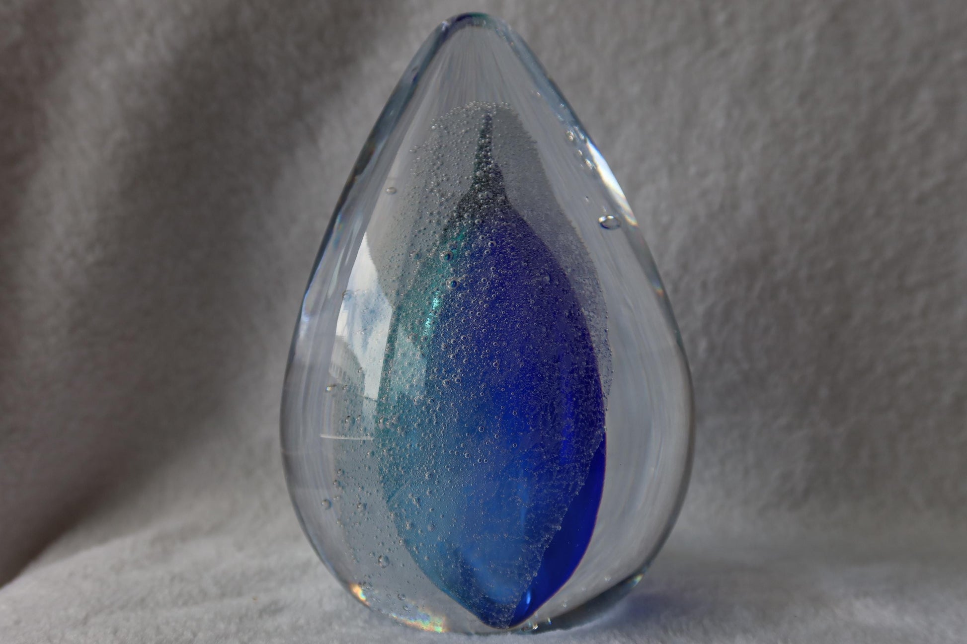 Handmade Blown Art Glass Shaped Sculpture