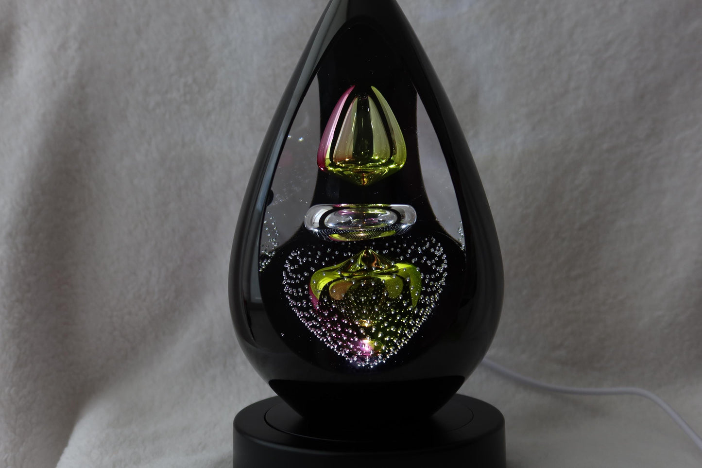 Handmade Blown Art Glass Shaped Sculpture