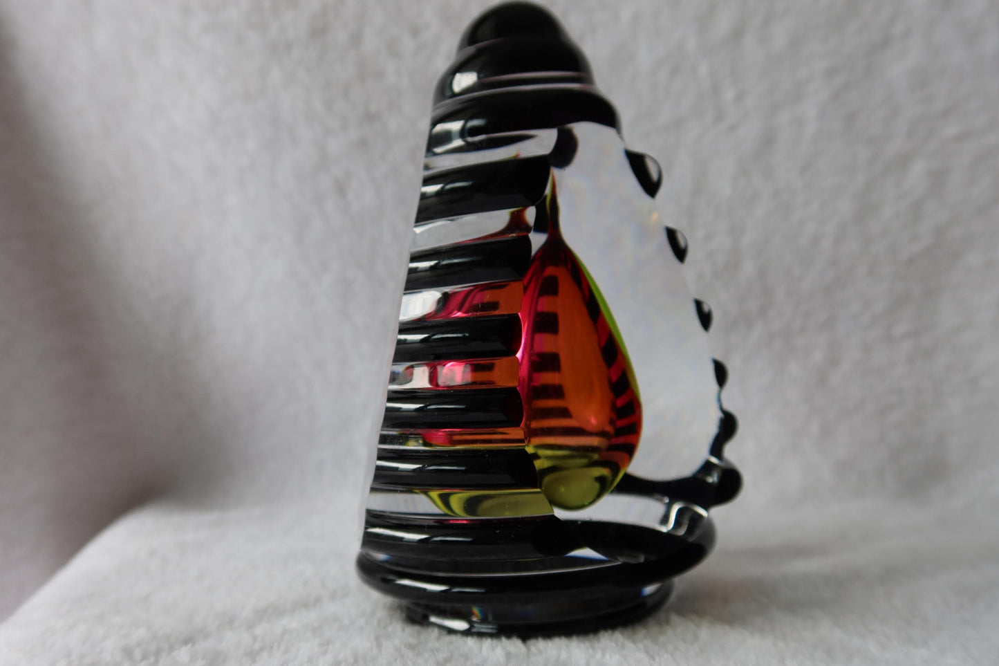 Handmade Blown Art Glass Shaped Sculpture