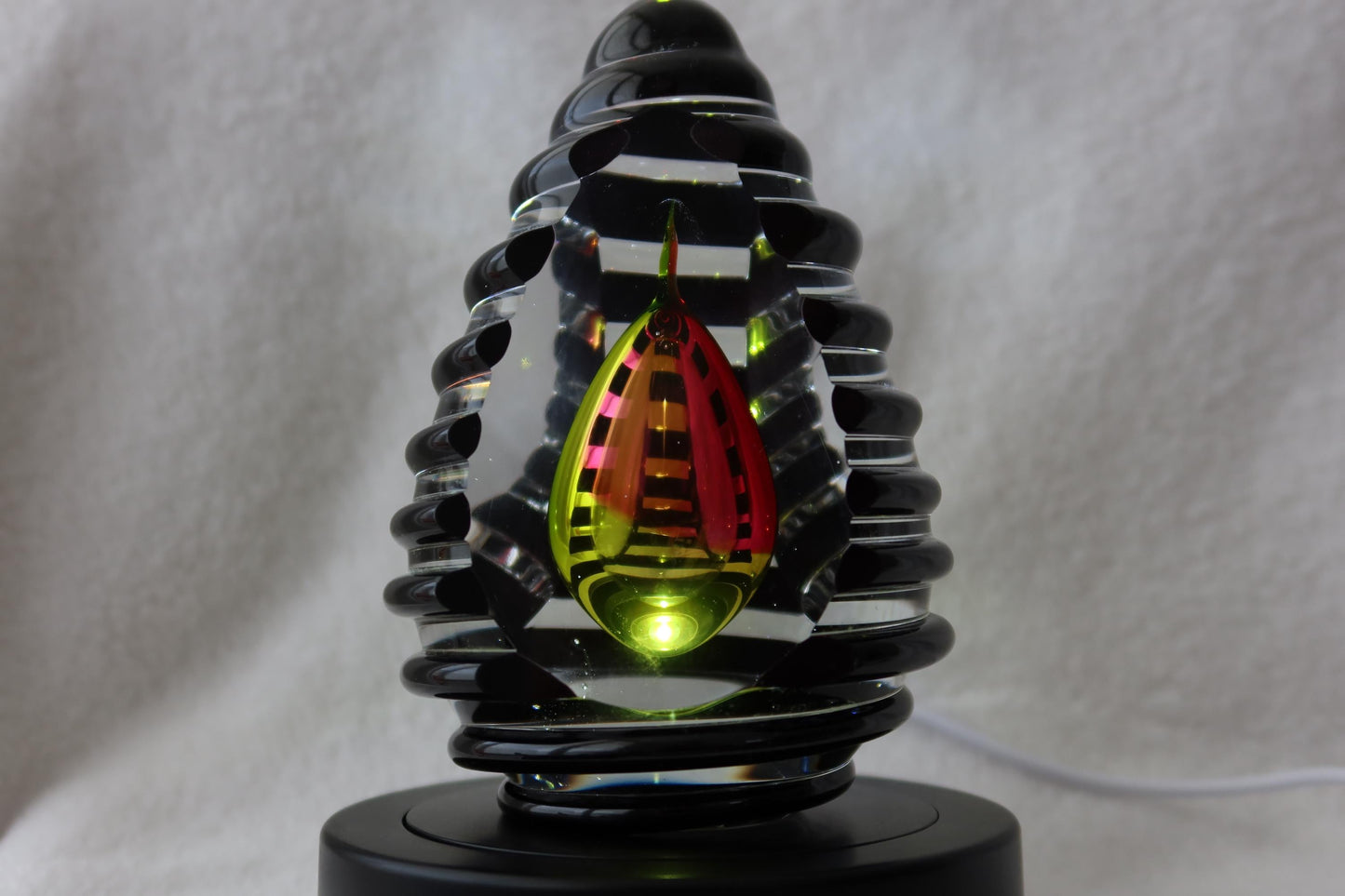 Handmade Blown Art Glass Shaped Sculpture