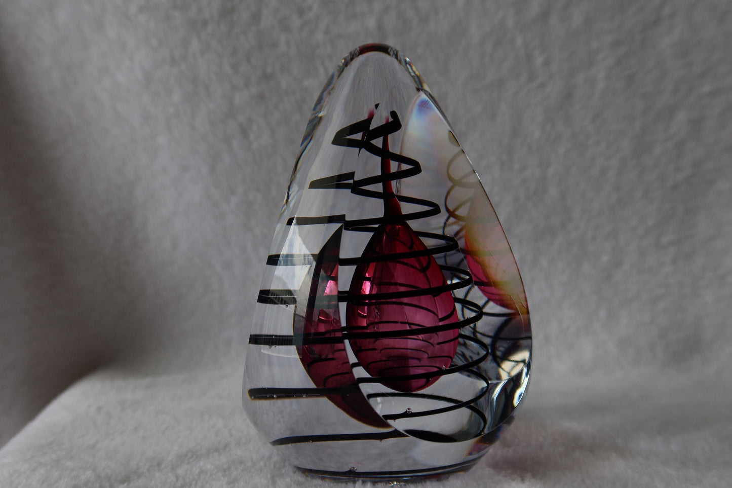 Handmade Blown Art Glass Shaped Sculpture