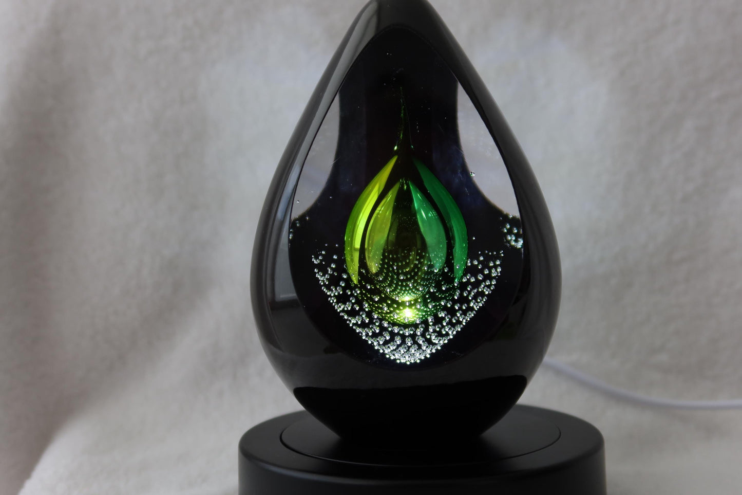 Handmade Blown Art Glass Shaped Sculpture