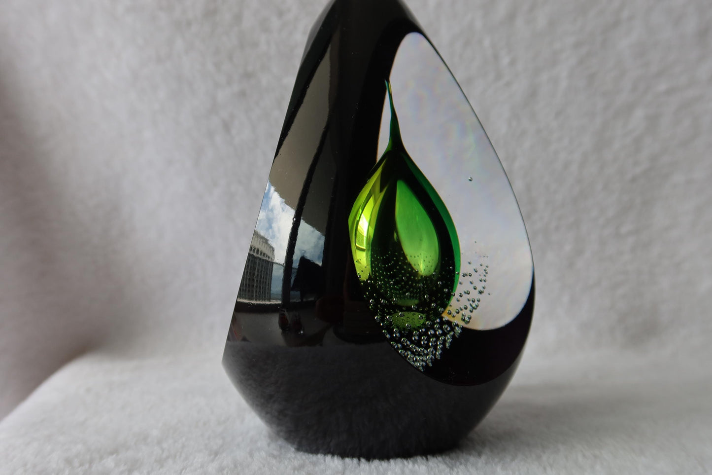 Handmade Blown Art Glass Shaped Sculpture