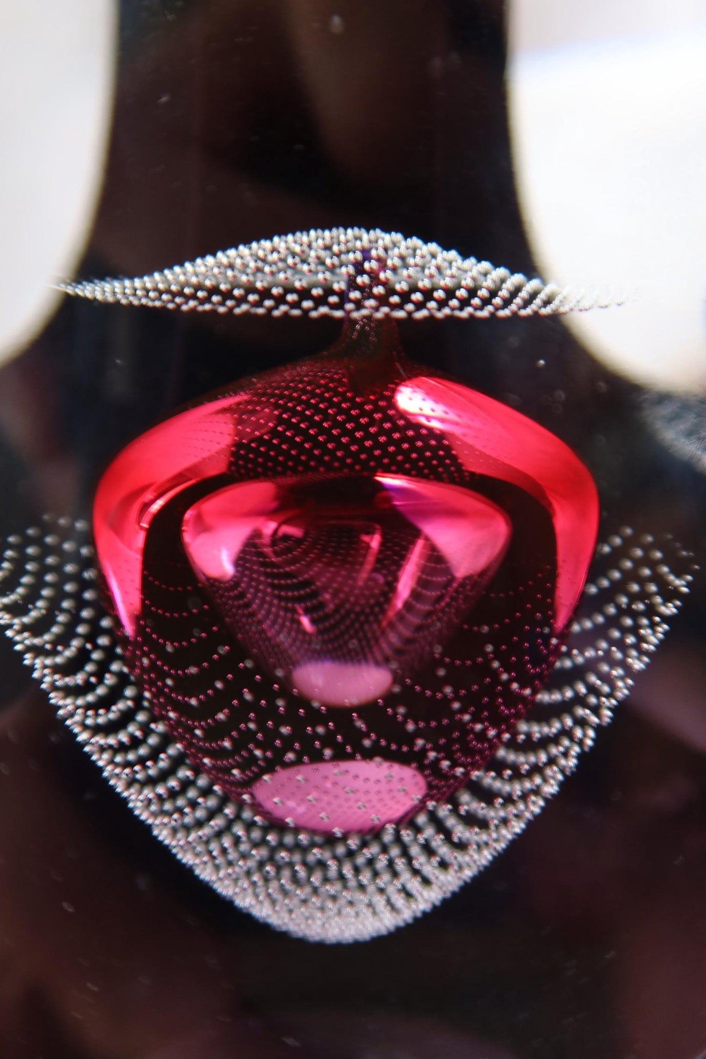 Handmade Blown Art Glass Shaped Sculpture