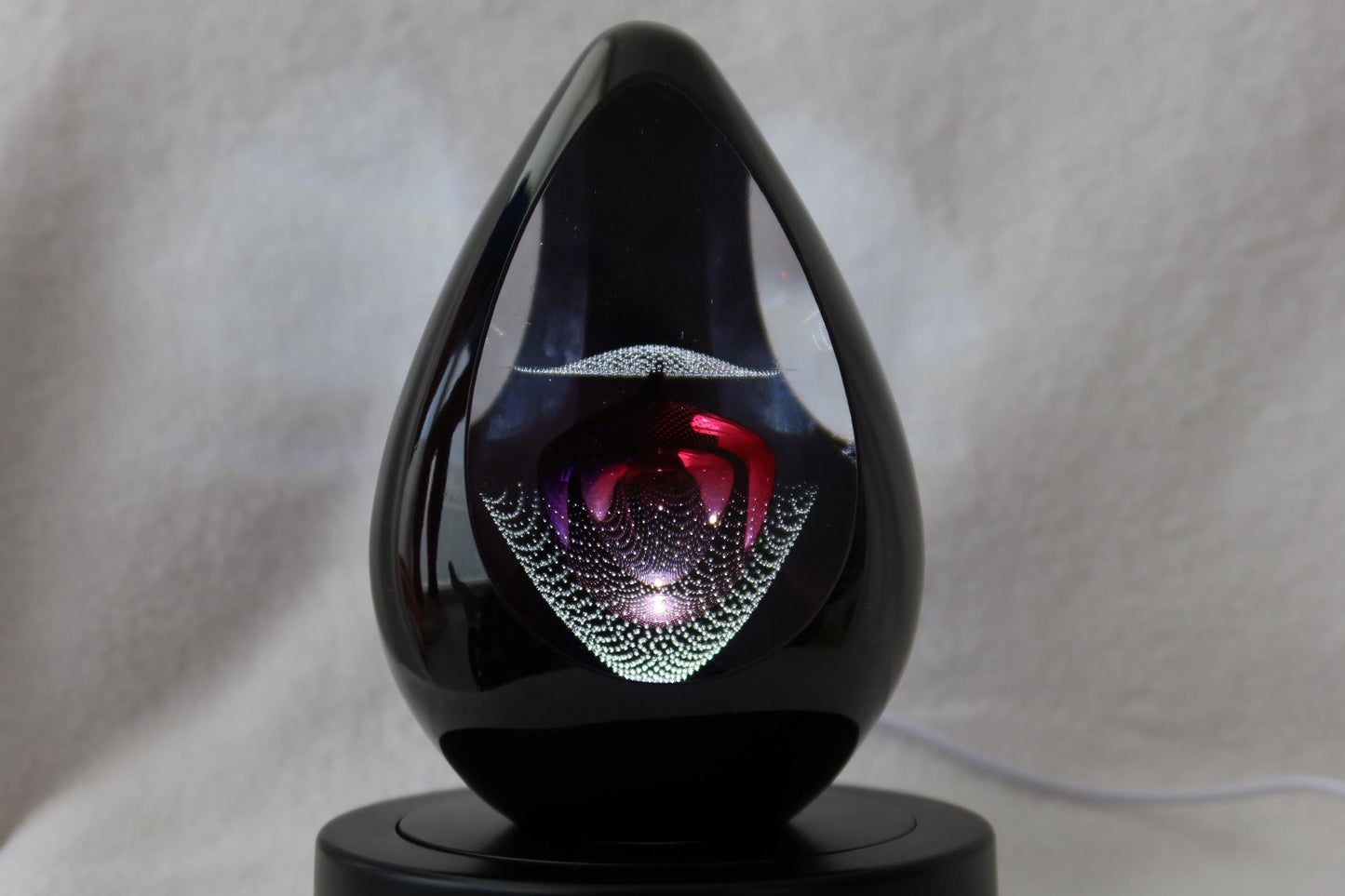 Handmade Blown Art Glass Shaped Sculpture