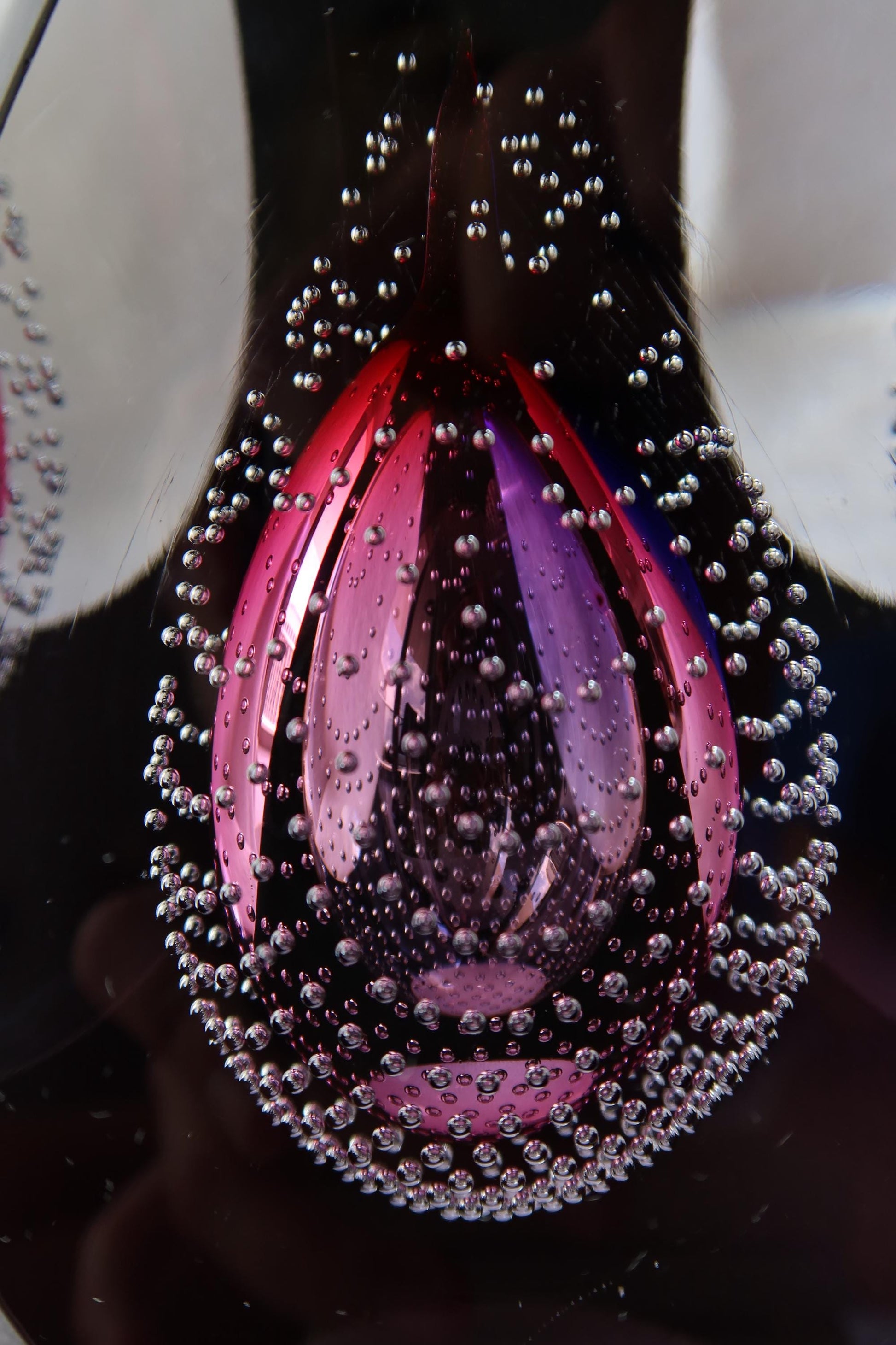 Handmade Blown Art Glass Shaped Sculpture