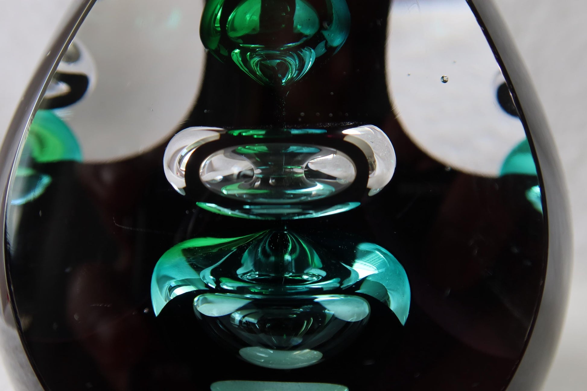 Handmade Blown Art Glass Shaped Sculpture