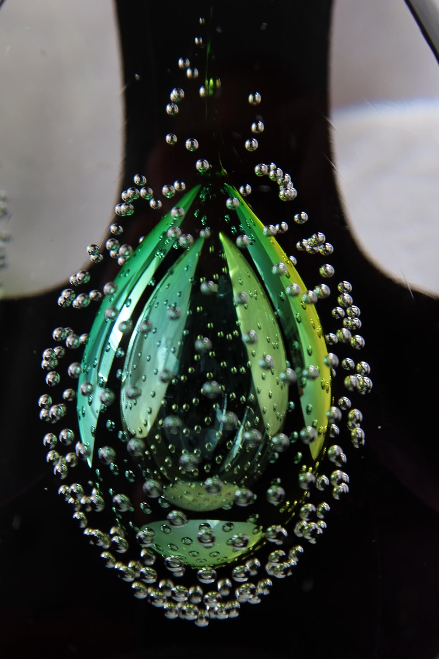 Handmade Blown Art Glass Shaped Sculpture