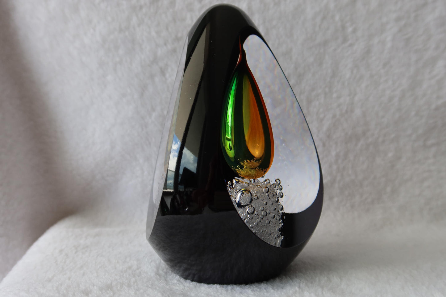 Handmade Blown Art Glass Shaped Sculpture